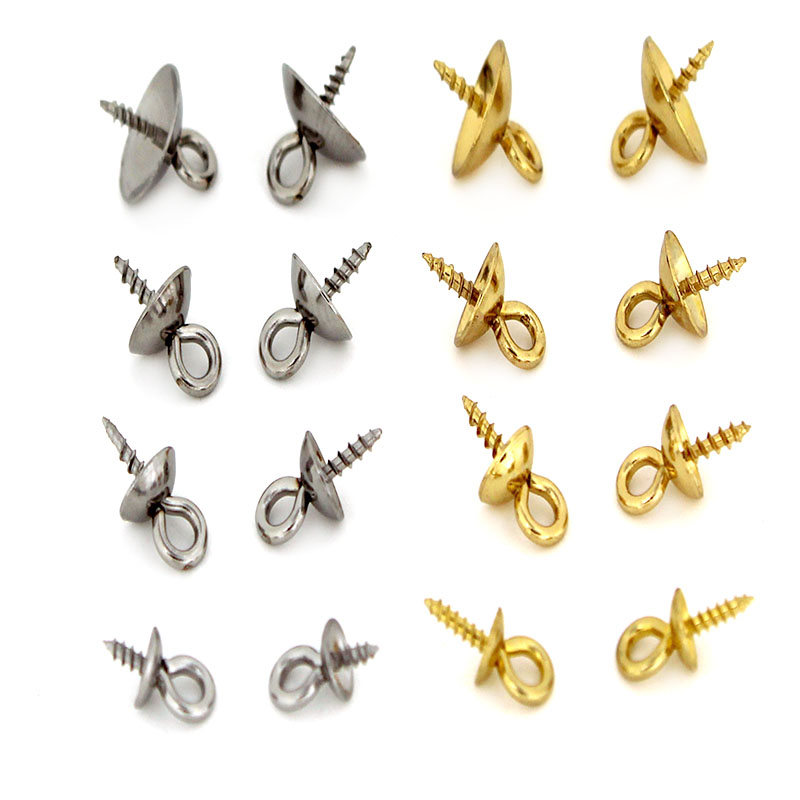 Jewelry Making Equipment - 20Pcs Stainless Steel Clasps Hook Screw