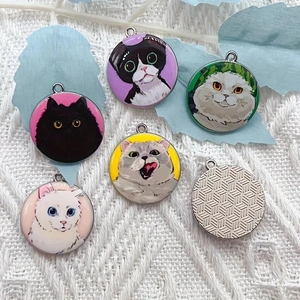 10pcs cartoon animal cat ename - Jewelry Making For Birthday Party recension och pris