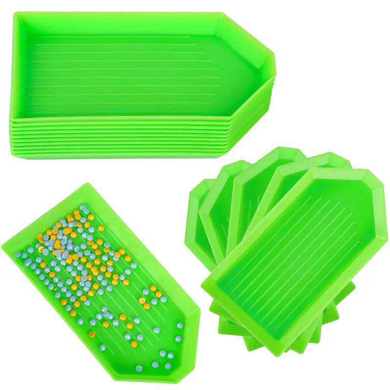6pcs/set Plastic Diamond Paint - Jewelry Making Board recension och pris