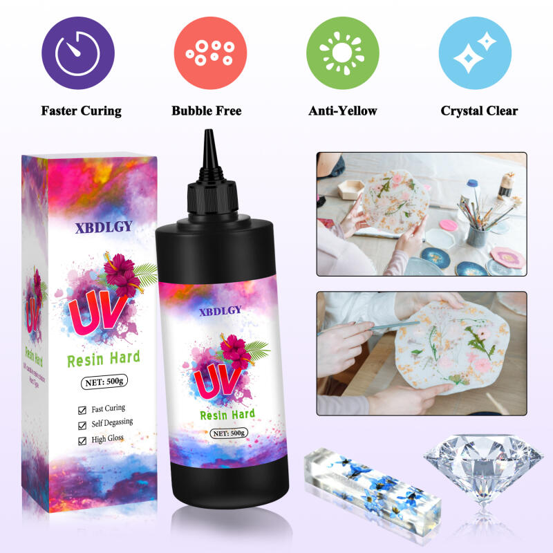 200g/250g/500g UV Resin Hard G - Jewelry Making Glue recension och pris