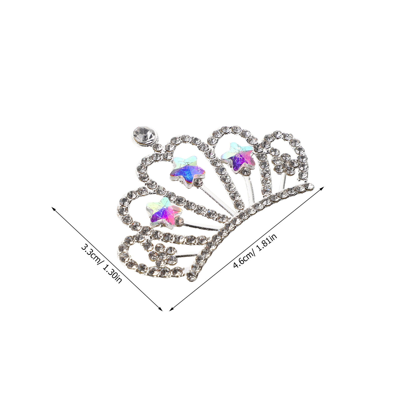 10Pcs Mini Crown Rhinestone Ch - Jewelry Making Party For Adults recension och pris
