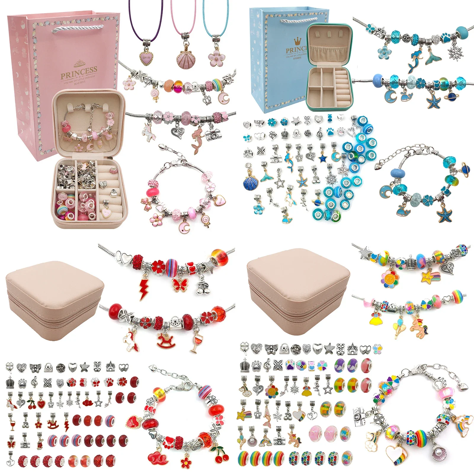Charm Bracelet Making Kit for  - Jewelry Making Kits For Kids recension och pris