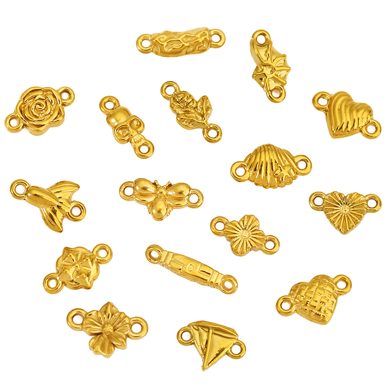 20pcs Stainless Steel Love Hea - Jewelry Making Beginners recension och pris