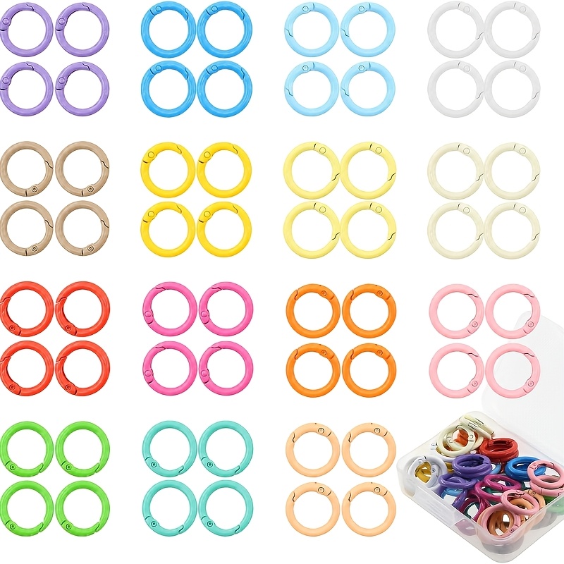 100pcs Colorful 25mm round Spr - Jewelry Making Kit For Beginners recension och pris