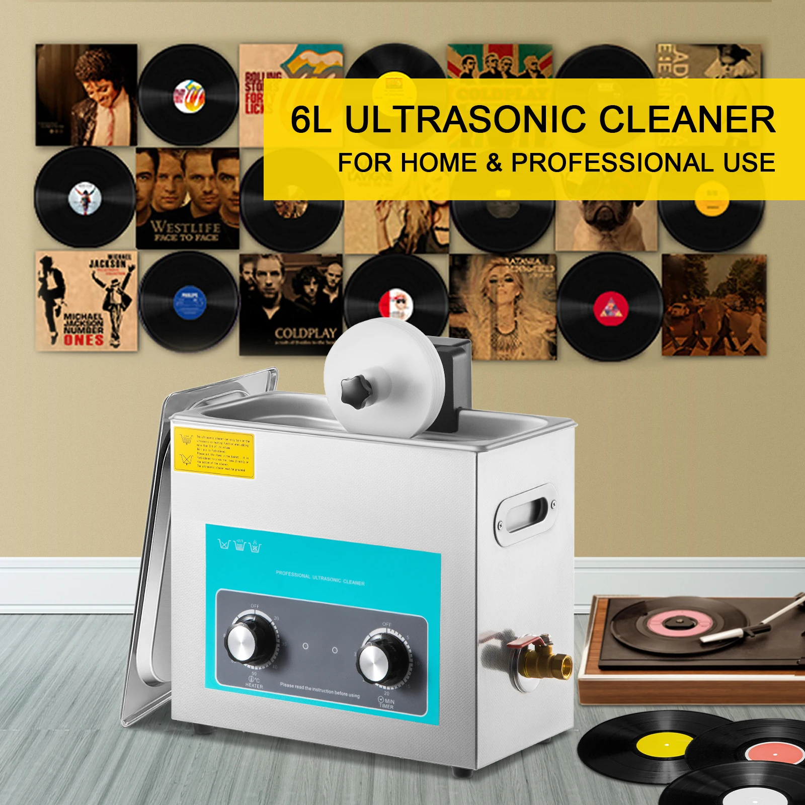 SIHAO 6L Vinyl Record Cleaner  - Jewelry Making Equipment recension och pris