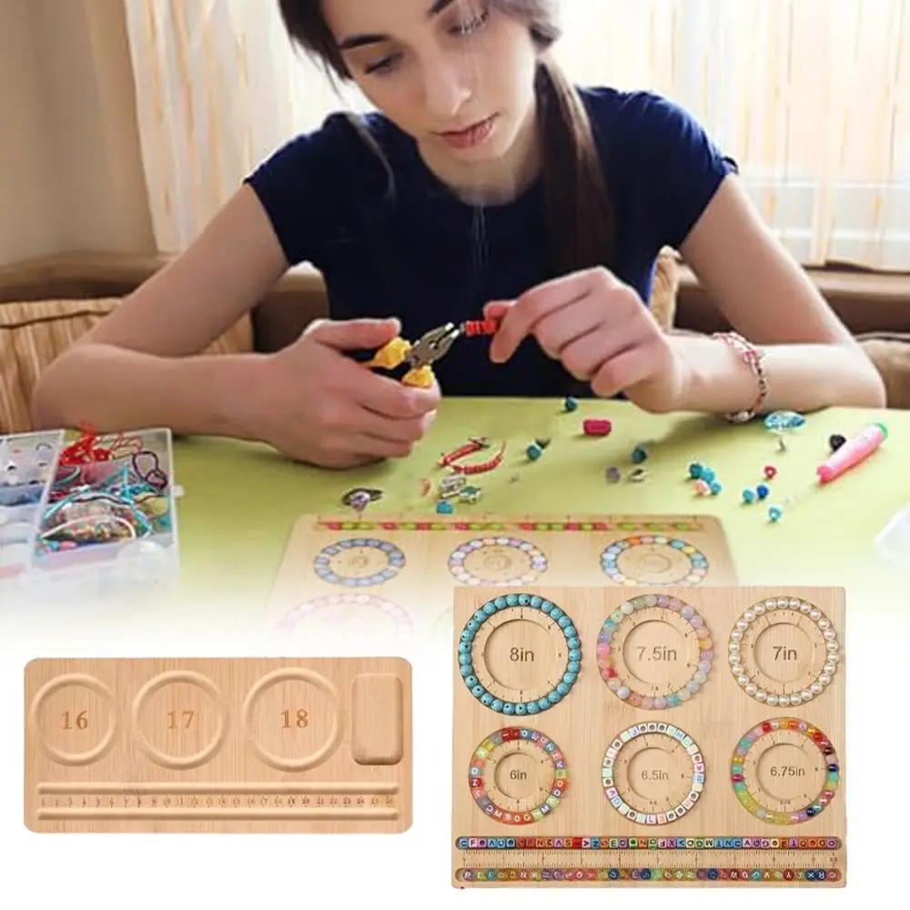 8 Type Wooden Flocked Beading  - Jewelry Making Board recension och pris