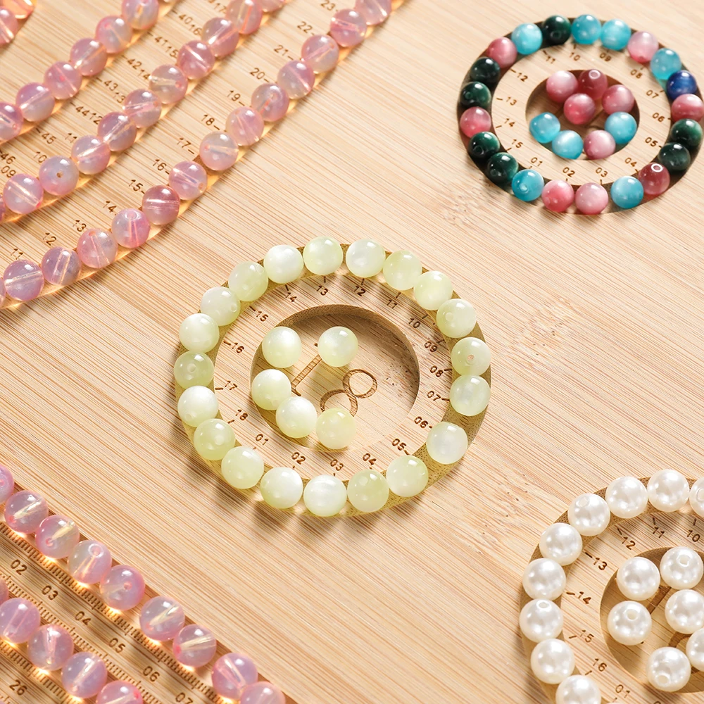 8 Type Wooden Flocked Beading  - Jewelry Making Board recension och pris