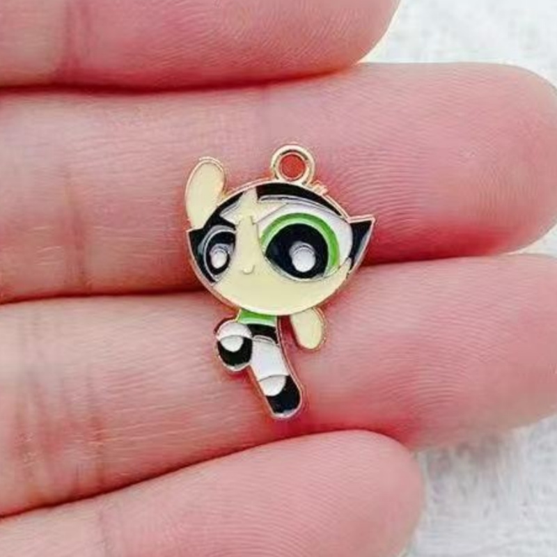 10pcs Alloy Oil-Dripping Carto - Jewelry Making For Birthday Party recension och pris