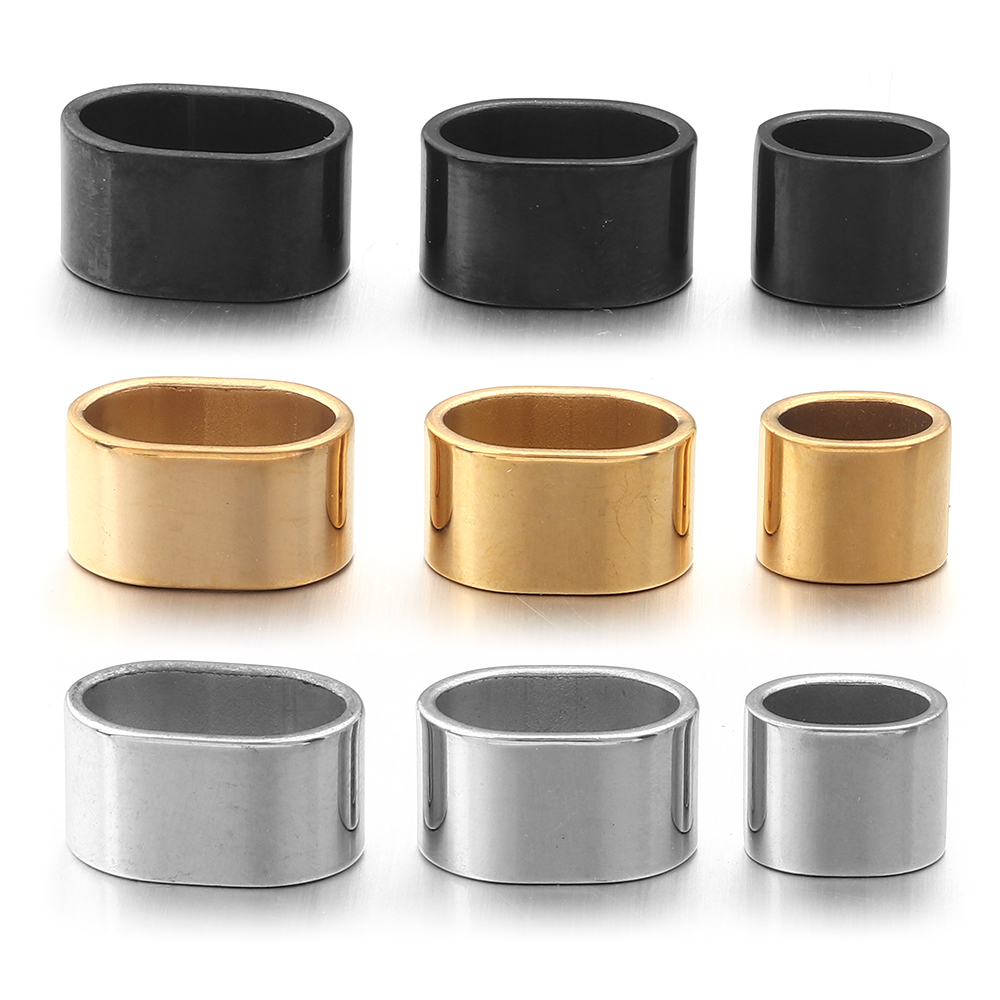 6pcs Flat Stainless Steel Tube - Jewelry Making Equipment recension och pris