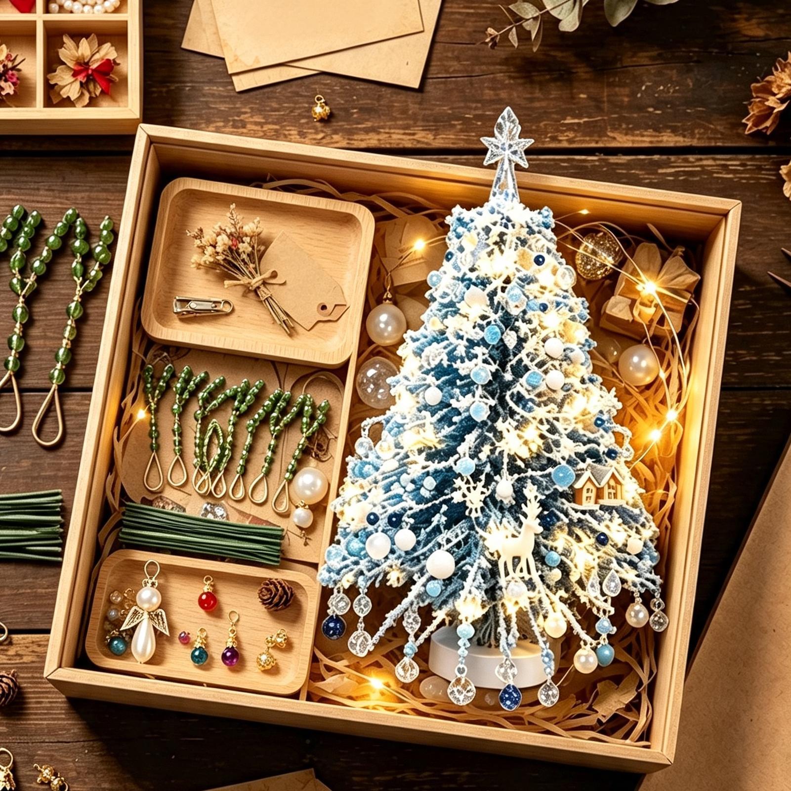3D Crystal Beads Christmas Tre - Jewelry Making Party For Adults recension och pris