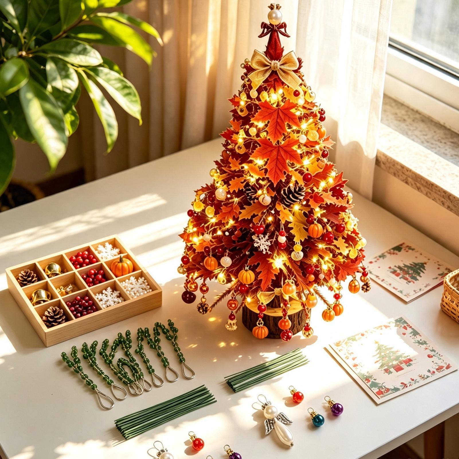 3D Crystal Beads Christmas Tre - Jewelry Making Party For Adults recension och pris