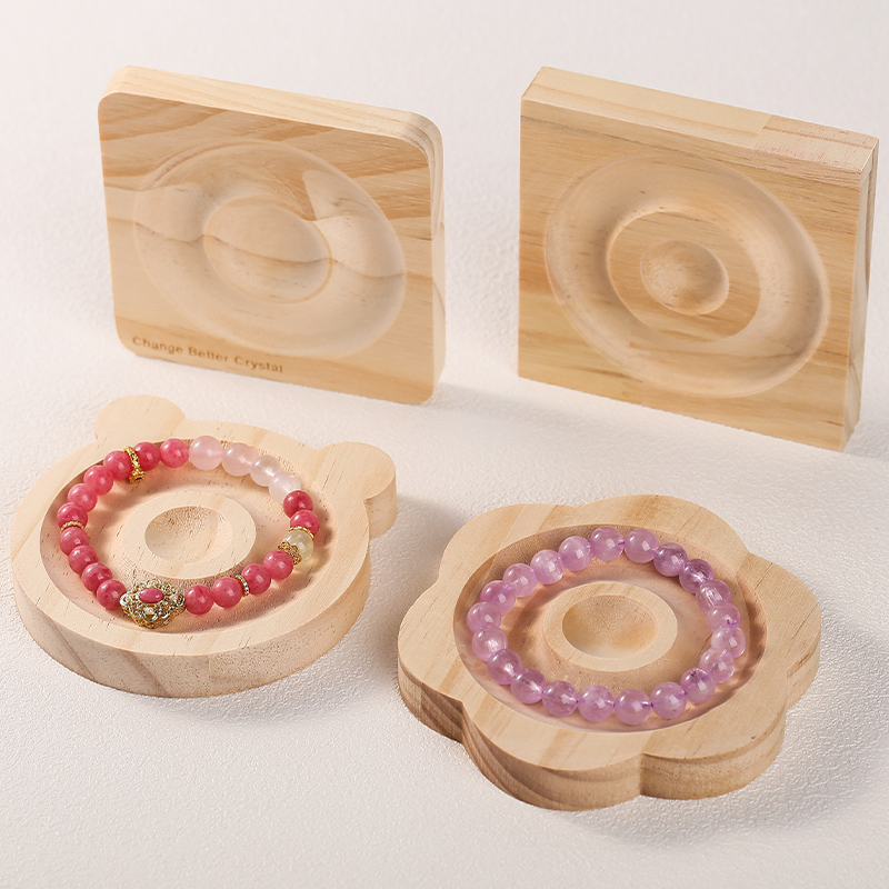 1Pc DIY Natural Wooden Beading - Jewelry Making Board recension och pris