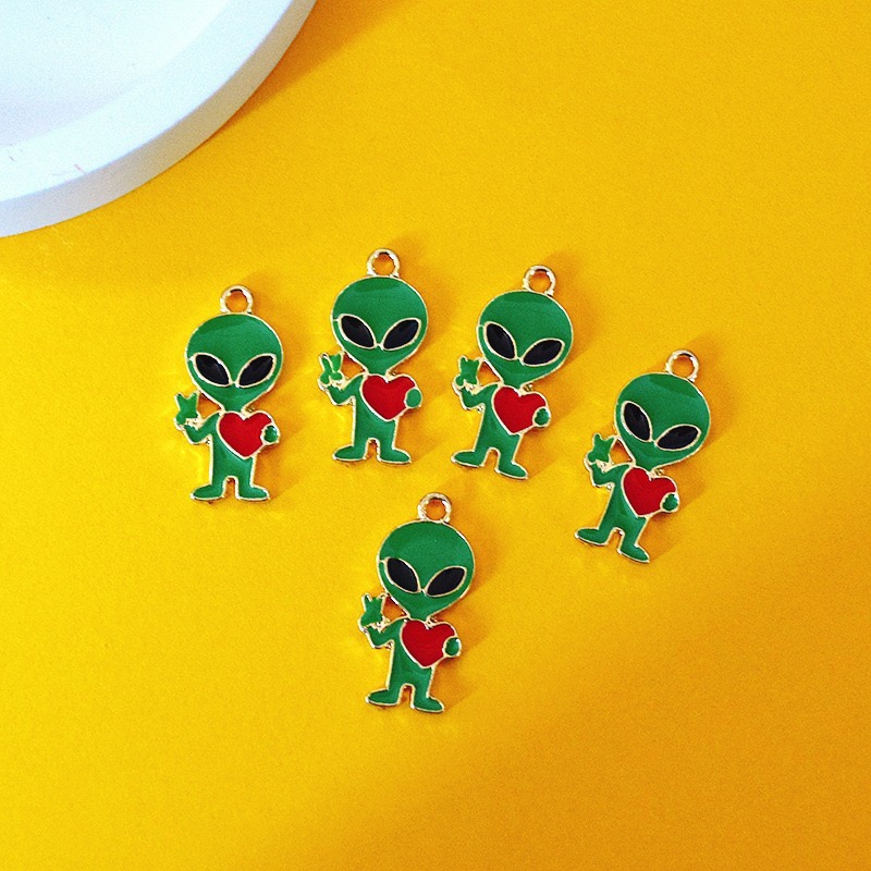10pcs Simple Alien Alloy Drip  - Jewelry Making For Birthday Party recension och pris