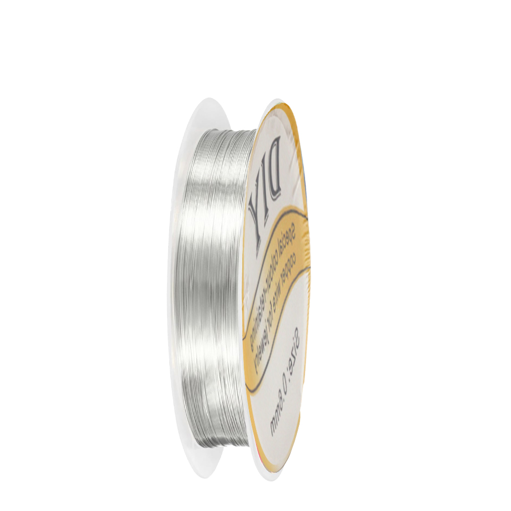 1Roll Silver Copper Wire 0.3/0 - Jewelry Making Equipment recension och pris