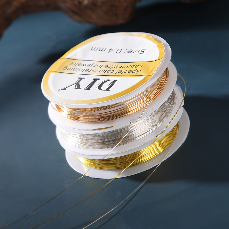 1Roll Silver Copper Wire 0.3/0 - Jewelry Making Equipment recension och pris