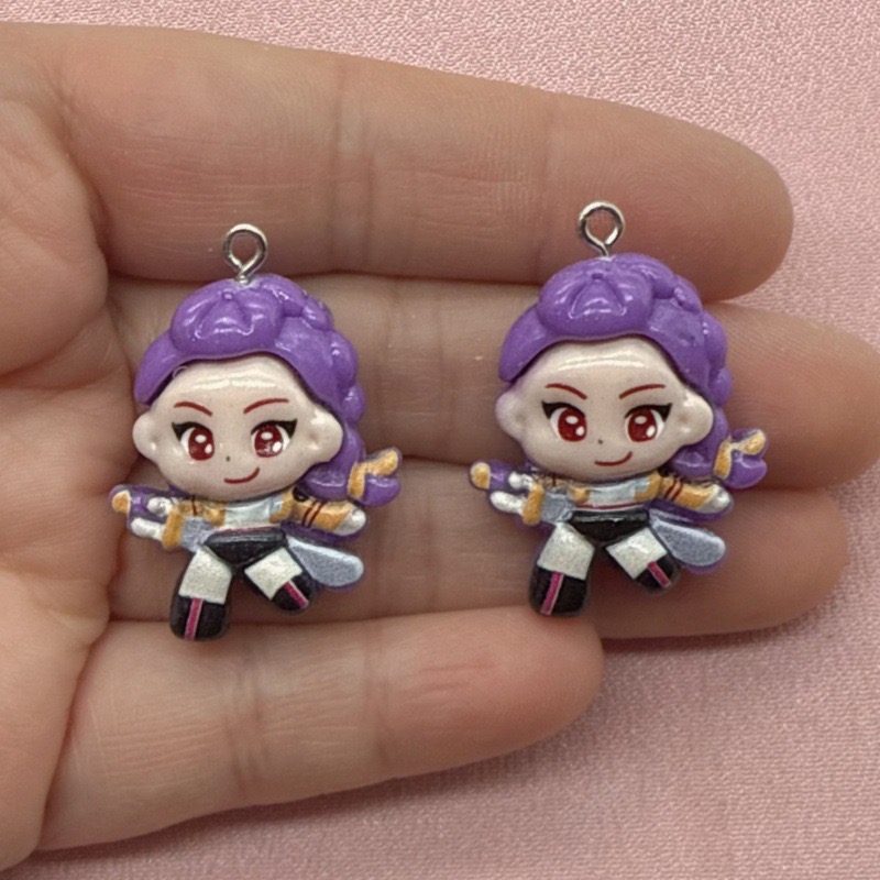 10pcs resin cartoon pendant, D - Jewelry Making For Birthday Party recension och pris