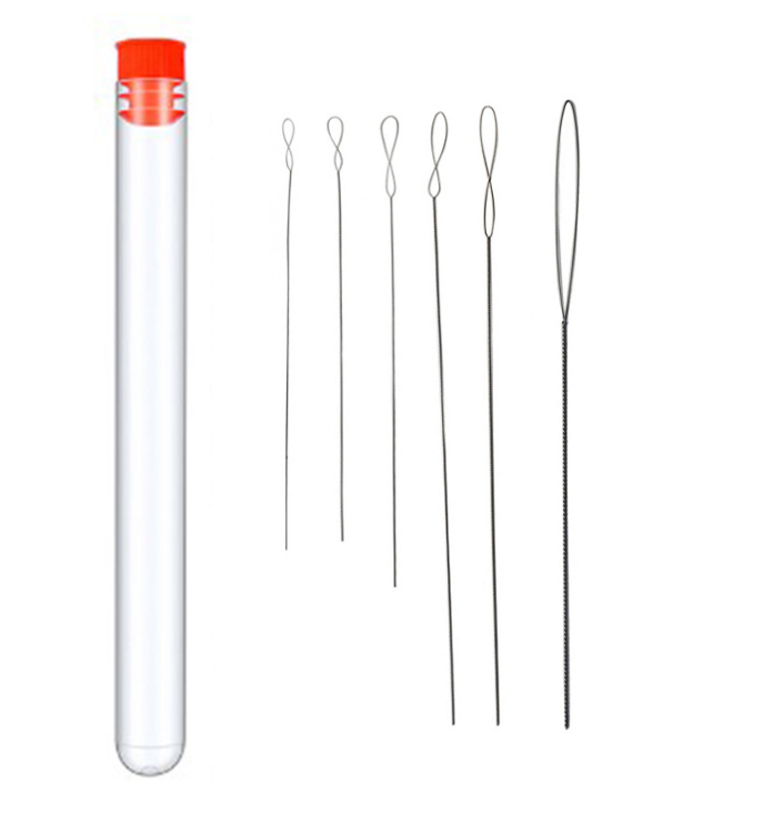 6pcs/lot Oar 0.15-0.7mm twist  - Beading Needle Fine recension och pris