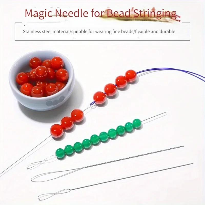 7pcs/set Stainless Steel Bead  - Beading Needle Fine recension och pris
