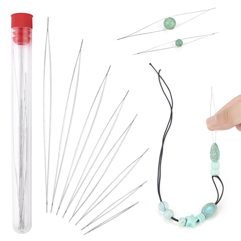 1set Open Beading Needles Pins - Beading Needle Fine recension och pris