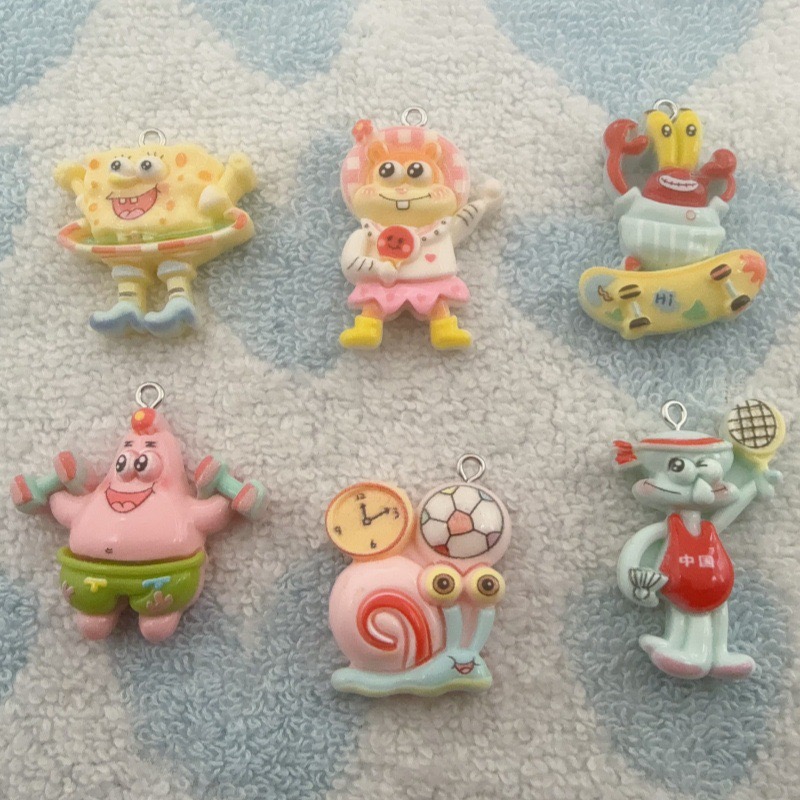 10pcs cartoon resin pendant, D - Jewelry Making For Birthday Party recension och pris