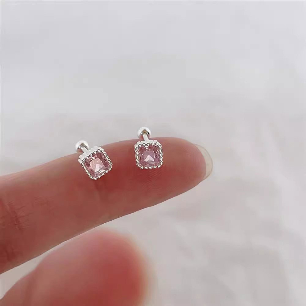 925 Silver Needle Zircon Squar - Beading Needle Fine recension och pris