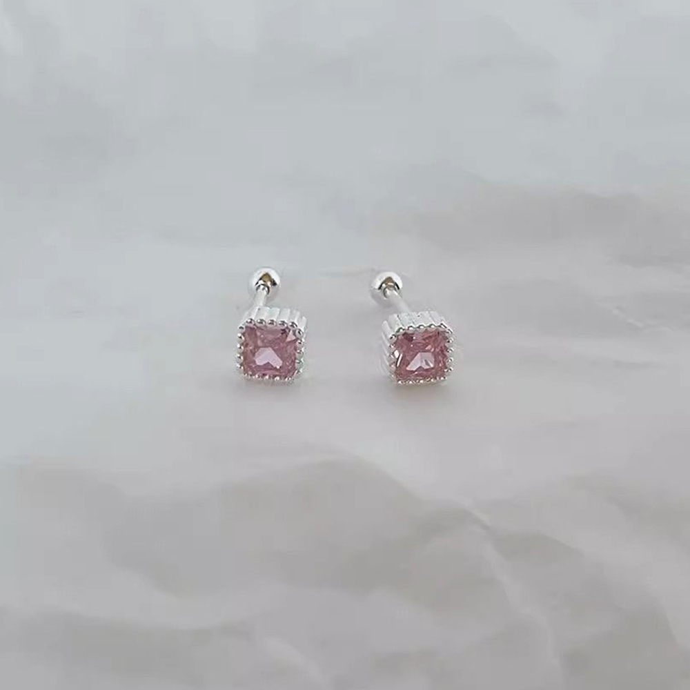 925 Silver Needle Zircon Squar - Beading Needle Fine recension och pris