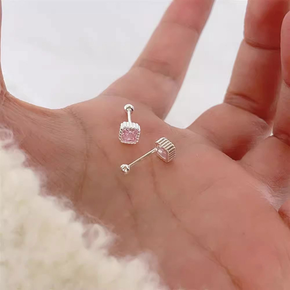 925 Silver Needle Zircon Squar - Beading Needle Fine recension och pris