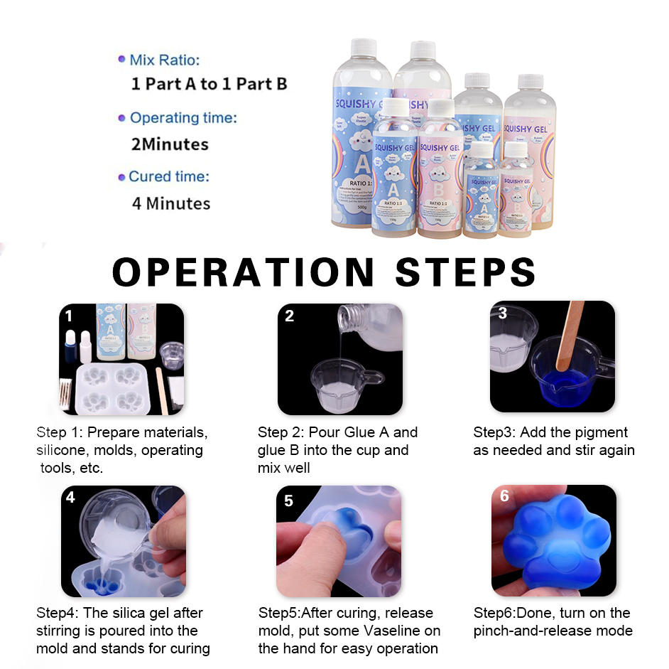 Squishy Gel Soft Liquid Resin  - Jewelry Making Glue recension och pris