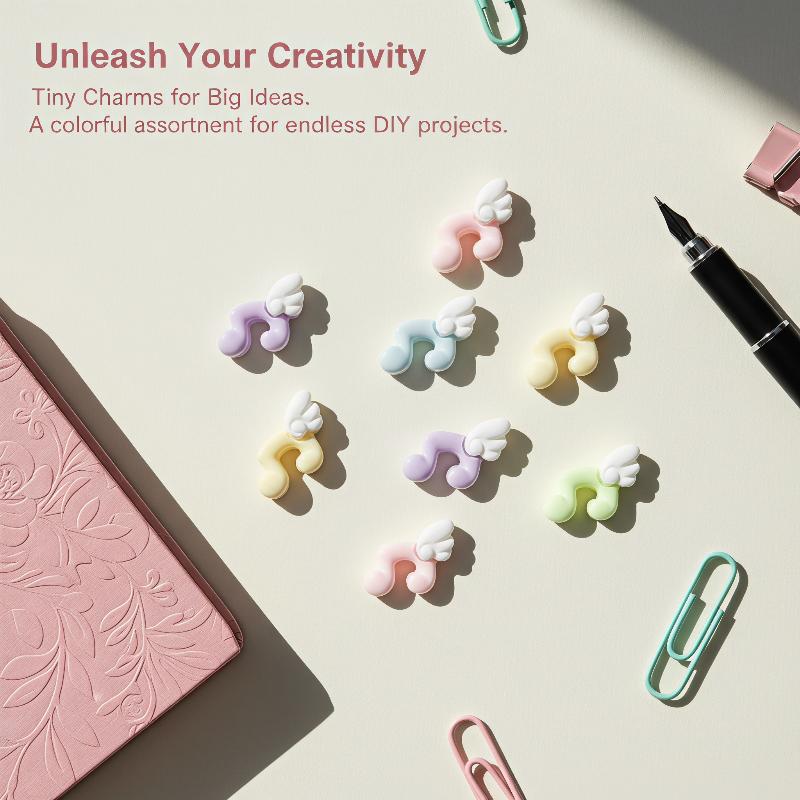 Resin Music Note Charms Cute P - Jewelry Making Party For Adults recension och pris