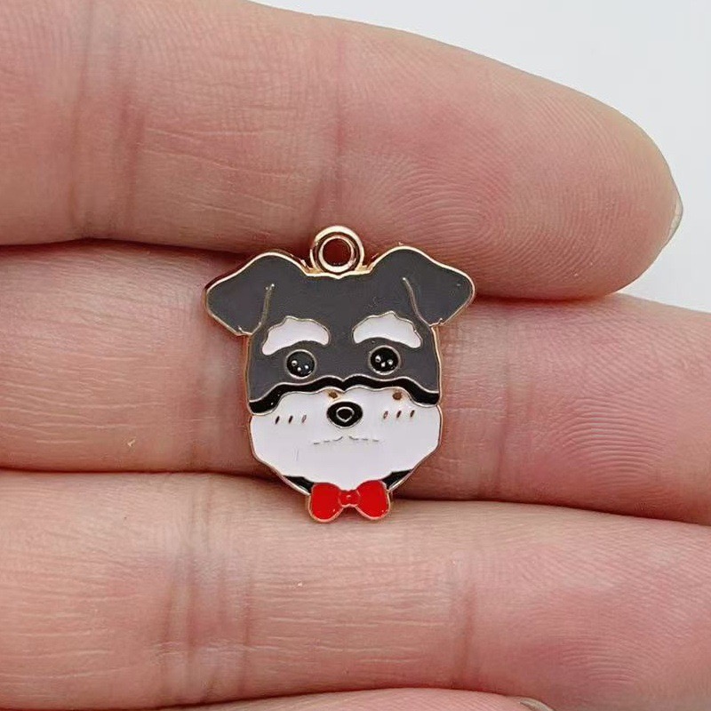 12pcs cartoon pet spotted dog  - Jewelry Making For Birthday Party recension och pris