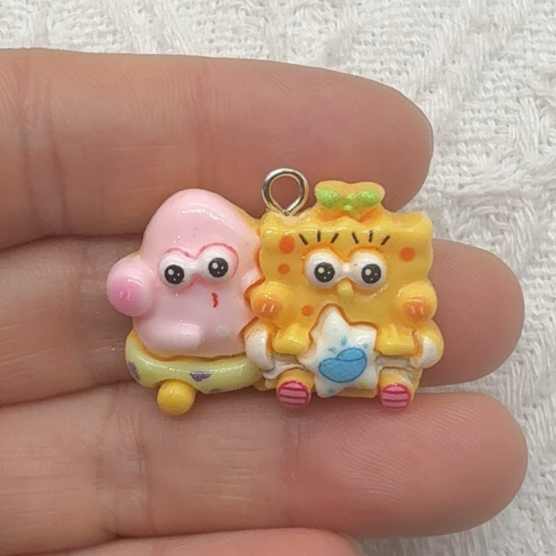 10pcs cartoon resin pendant, D - Jewelry Making For Birthday Party recension och pris