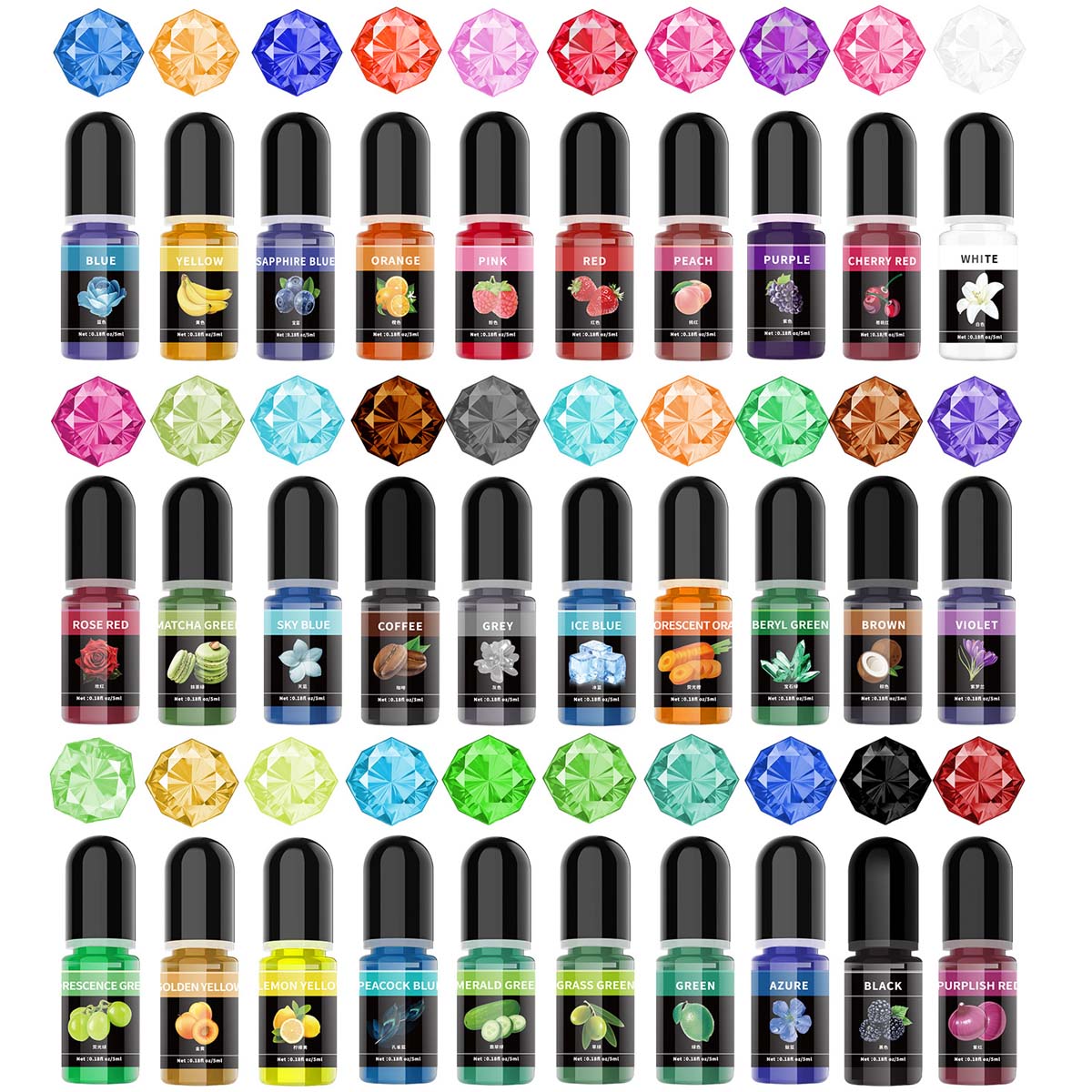 5ml/Bottle Epoxy Resin Pigment - Jewelry Making Glue recension och pris