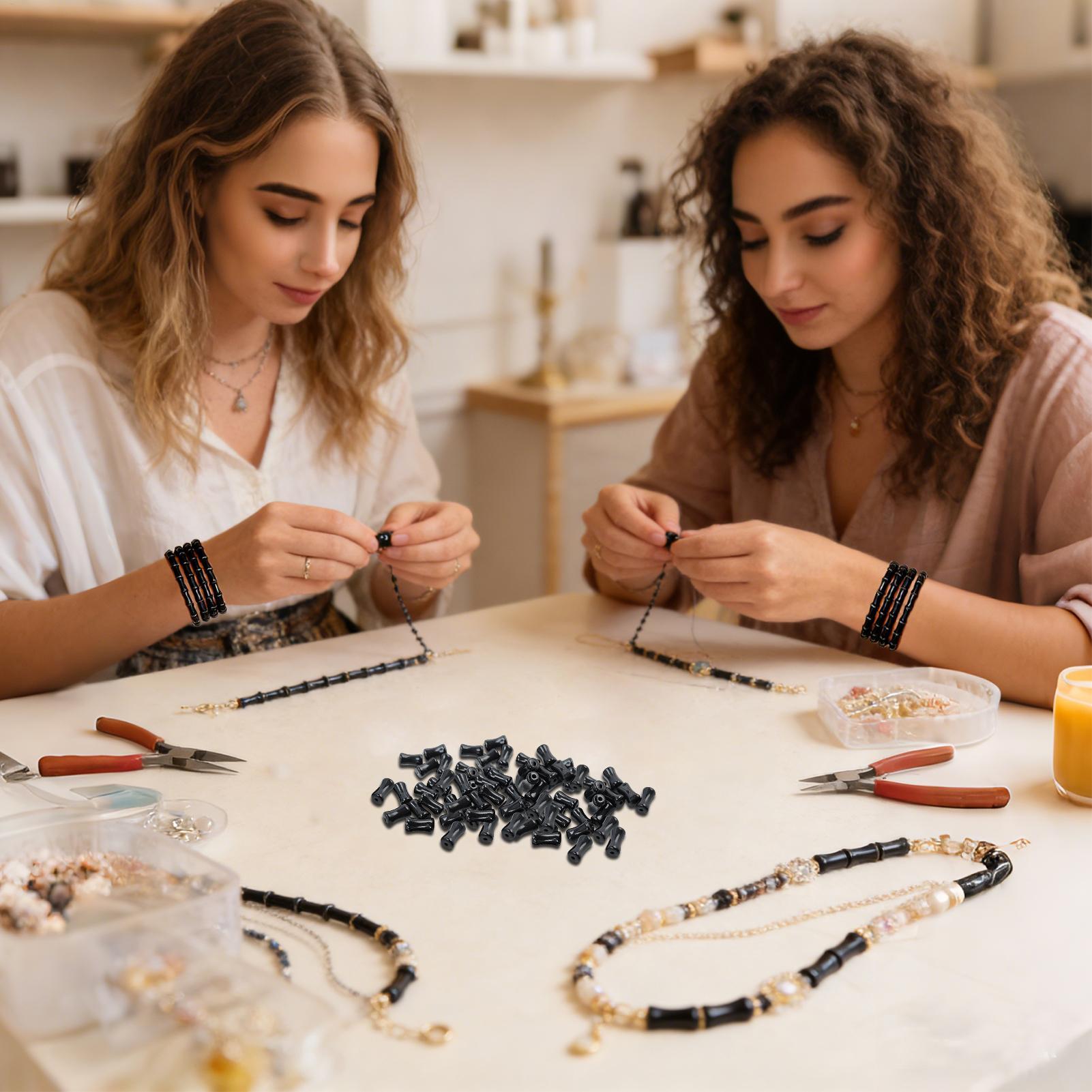 Glass Beads 50 Pieces Jewelry  - Jewelry Making Workshop For Kids recension och pris
