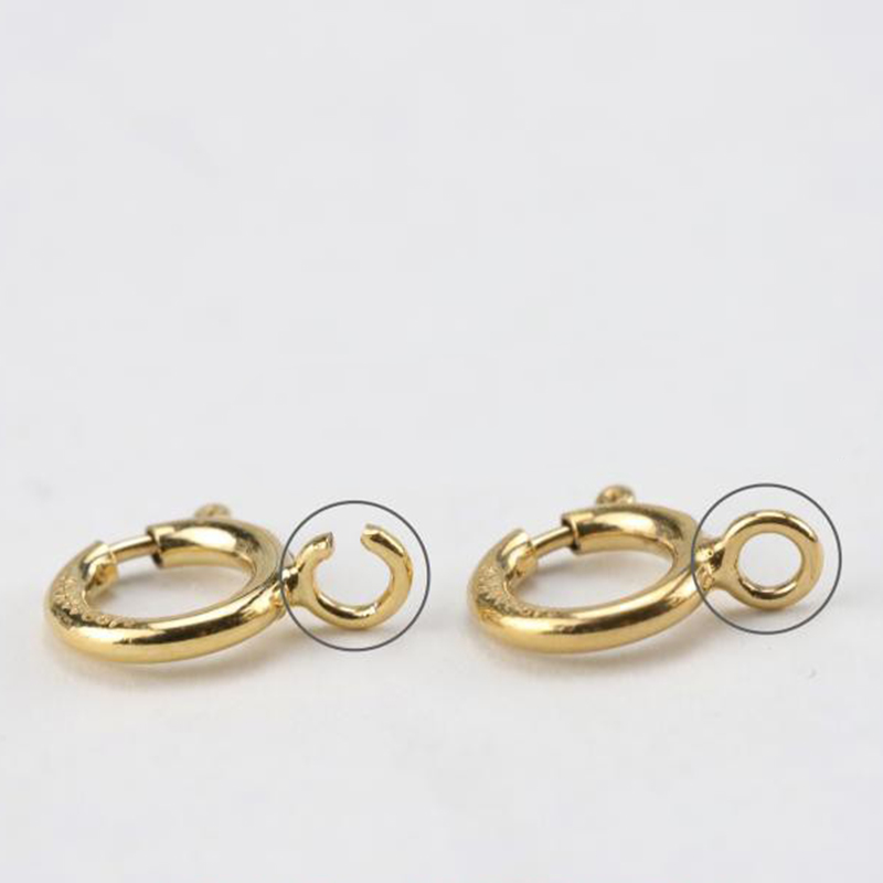 14K Gold Filled Spring Ring Cl - Jewelry Making Kit For Beginners recension och pris