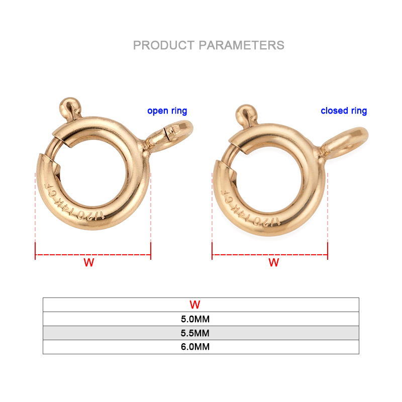 14K Gold Filled Spring Ring Cl - Jewelry Making Kit For Beginners recension och pris